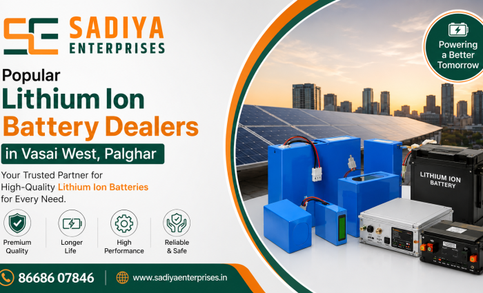 Popular Lithium Ion Battery Dealers in Vasai West, Palghar